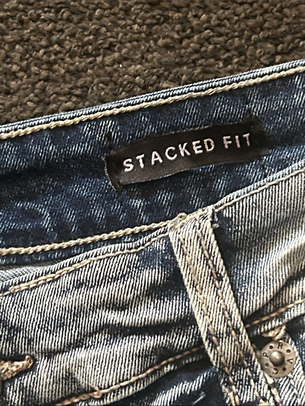 Men 36/36 Light Blue Distressed Flare Jeans 070726 - Picture 3 of 7